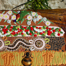 Load image into Gallery viewer, Four Cousins is a one-of-a-kind hand-sculpted artwork by Wattle Woman, created in 2023 and inspired by Country, family, connection and growth.