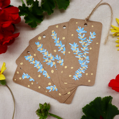 Little Wattle Flower Gift Tag