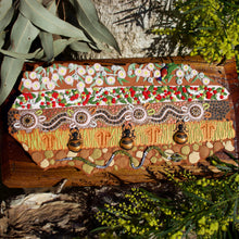 Load image into Gallery viewer, Four Cousins is a one-of-a-kind hand-sculpted artwork by Wattle Woman, created in 2023 and inspired by Country, family, connection and growth.